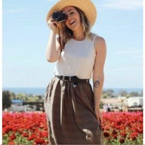 prAna Perry Midi Dress in Cream/ Mud